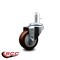 Service Caster 3'' Maroon Polyurethane Wheel Swivel 7/16'' Grip Ring Stem Caster SCC-GR20S314-PPUB-MRN-716138 - alternate 4